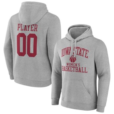 Iowa State Cyclones Basketball Pick-A-Player NIL Gameday Tradition Pullover Hoodie - Gray