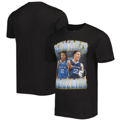 Ja Morant & Desmond Bane Memphis Grizzlies Stadium Essentials Unisex Player Duo T-Shirt - Black