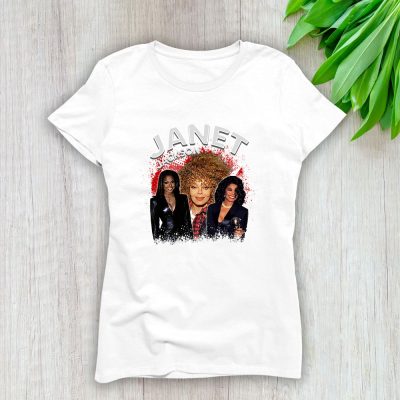 Janet Jackson The Queen Of Pop And Rb Jj Nia Lady T-Shirt Women Tee For Fans TLT2173