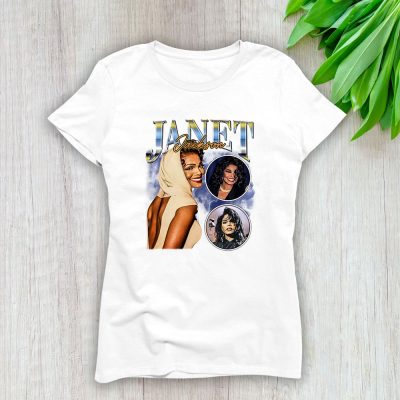 Janet Jackson The Queen Of Pop And Rb Jj Nia Lady T-Shirt Women Tee For Fans TLT2179