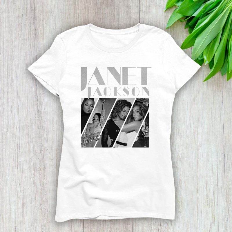 Janet Jackson The Queen Of Pop And Rb Jj Nia Lady T-Shirt Women Tee For Fans TLT2181