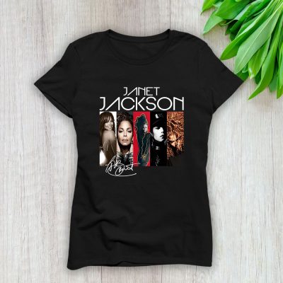 Janet Jackson The Queen Of Pop And Rb Jj Nia Lady T-Shirt Women Tee For Fans TLT2184