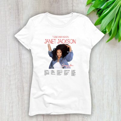 Janet Jackson Together Again Summer Tour 2024 Lady T-Shirt Women Tee For Fans TLT2176