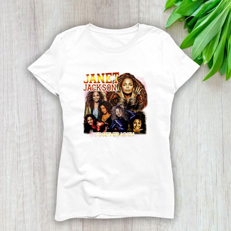 Janet Jackson Together Again Summer Tour 2024 Lady T-Shirt Women Tee For Fans TLT2185