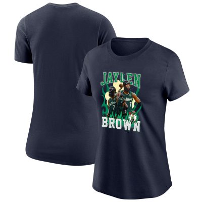 Jaylon Brown X NBA Playoffs 2024 X Boston Celtics Lady T-Shirt Women Tee TLT5270