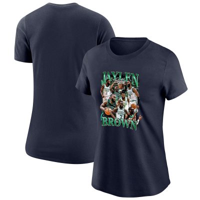 Jaylon Brown X NBA Playoffs 2024 X Boston Celtics Lady T-Shirt Women Tee TLT5272