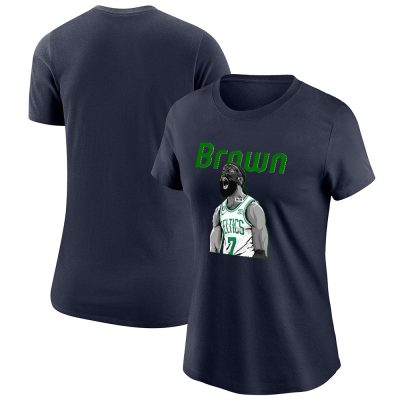 Jaylon Brown X NBA Playoffs 2024 X Boston Celtics Lady T-Shirt Women Tee TLT5273
