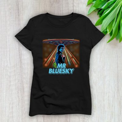 Jeff Lynnes Elo Mr Blue Sky Song Out Of The Blue Album Lady T-Shirt Women Tee For Fans TLT2516