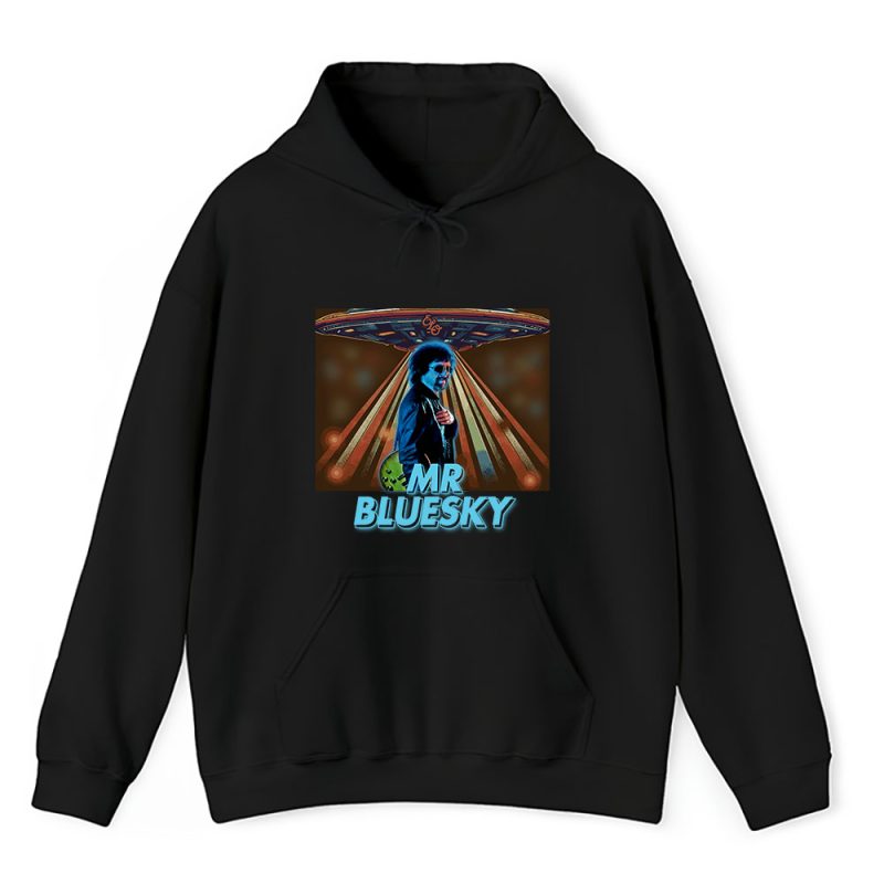 Jeff Lynnes Elo Mr Blue Sky Song Out Of The Blue Album Unisex Pullover Hoodie TAH4254