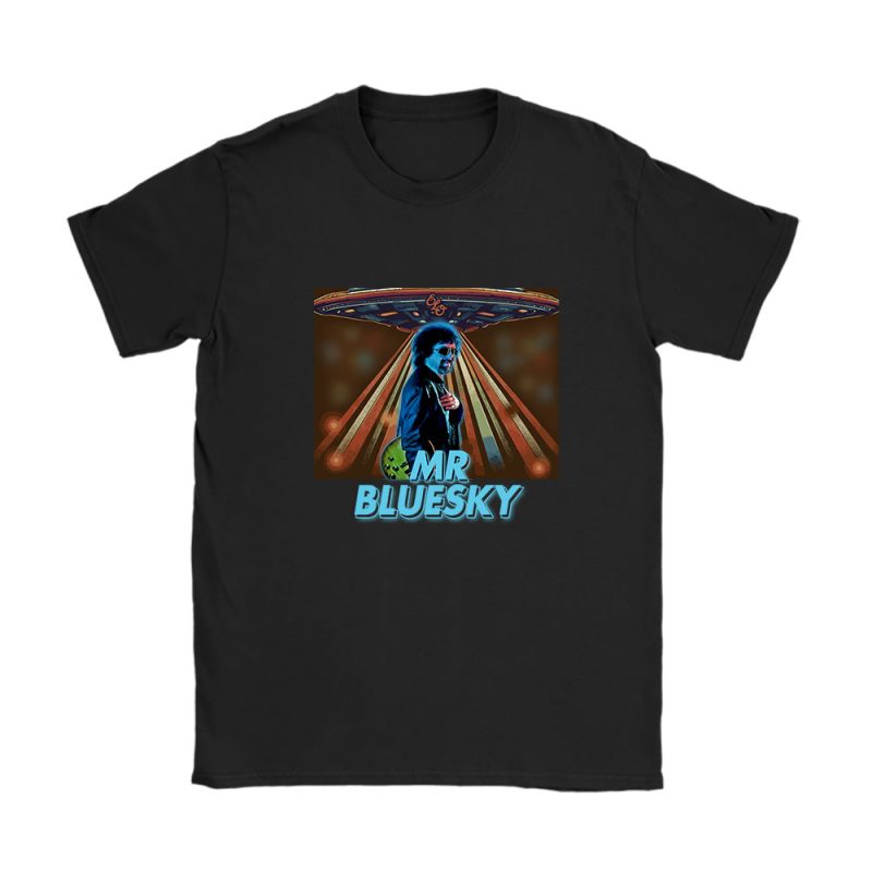 Jeff Lynnes Elo Mr Blue Sky Song Out Of The Blue Album Unisex T-Shirt Cotton Tee TAT4254