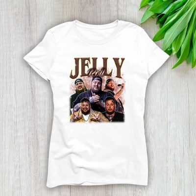 Jelly Roll 90s Vintage Jroll Lady T-Shirt Women Tee For Fans TLT2082