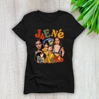 Jhene Aiko The Space Girl Chilly J Jhen Lady T-Shirt Women Tee For Fans TLT3795