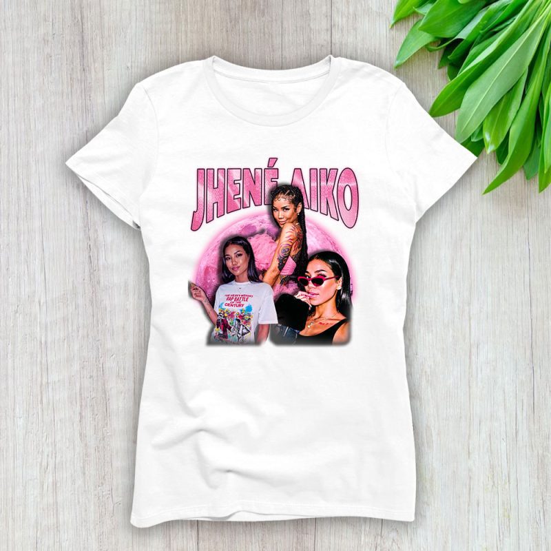 Jhene Aiko The Space Girl Chilly J Jhen Lady T-Shirt Women Tee For Fans TLT3801