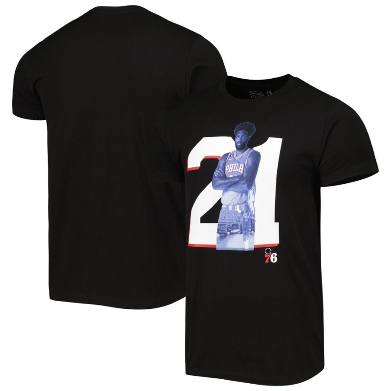 Joel Embiid Philadelphia 76ers Stadium Essentials Player Metro T-Shirt - Black