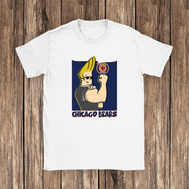 Johny Bravo X Chicago Bears Team American Football Unisex T-Shirt TAT5163