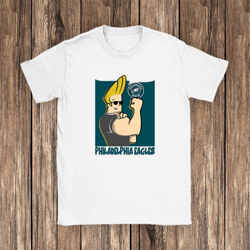 Johny Bravo X Philadelphia Eagles Team American Football Unisex T-Shirt TAT5169