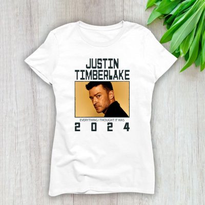Justin Timberlake Everything I Thought It Was Album Lady T-Shirt Women Tee For Fans TLT2247