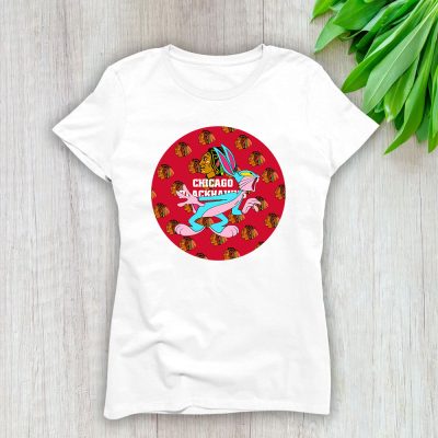 Kamesennin X Master Roshi X Chicago Blackhawks Team X NHL X Hockey Fan Lady T-Shirt Women Tee For Fans TLT3268