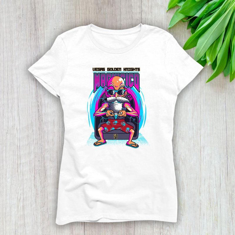 Kamesennin X Master Roshi X Las Vegas Golden Knights Team X NHL X Hockey Fan Lady T-Shirt Women Tee For Fans TLT3292