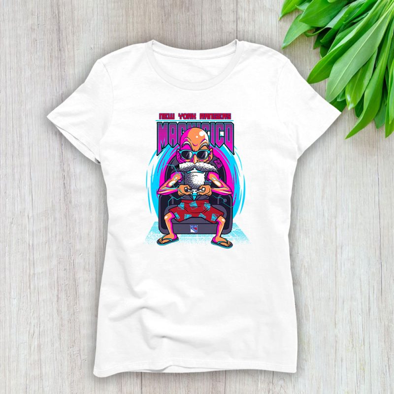 Kamesennin X Master Roshi X New York Rangers Team X NHL X Hockey Fan Lady T-Shirt Women Tee For Fans TLT3277