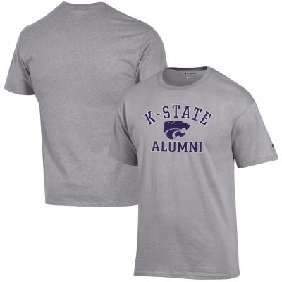 Kansas State Wildcats Champion Alumni Logo T-Shirt - Gray