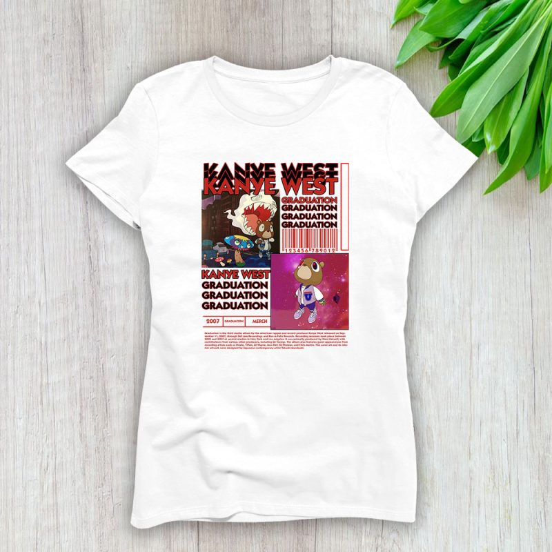 Kanye West Graduation Album Lady T-Shirt Women Tee For Fans TLT2540