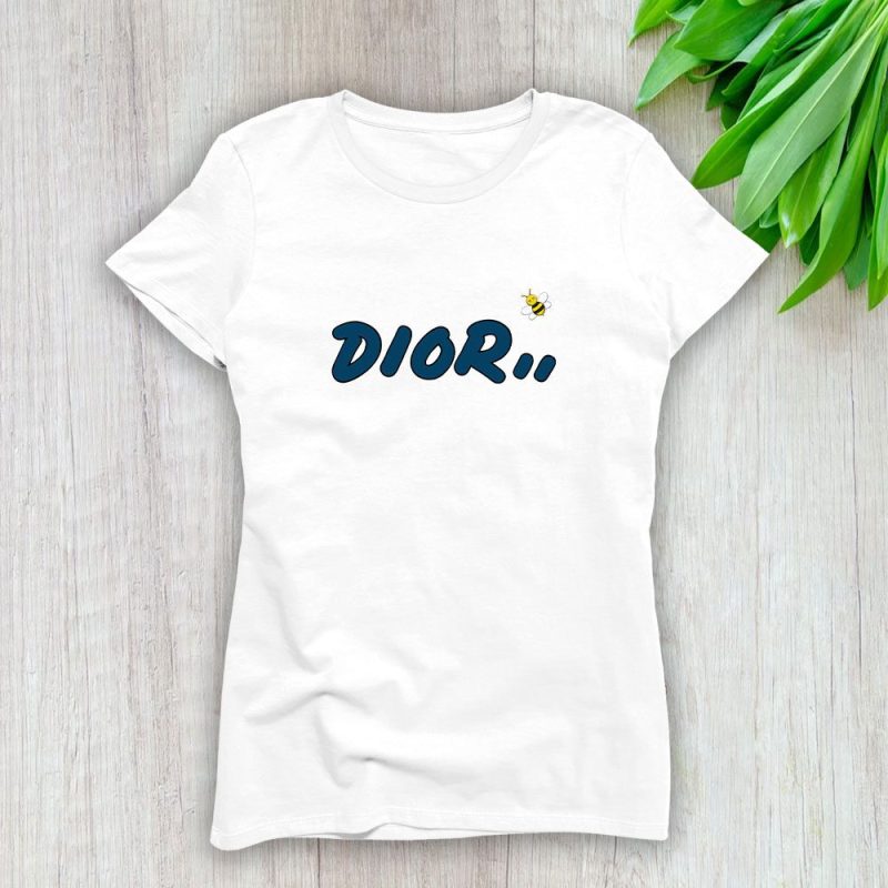 Kaws X Dior Logo Luxury Lady T-Shirt Luxury Tee For Women LDS1171