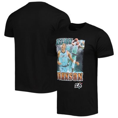 Keldon Johnson San Antonio Spurs Stadium Essentials Unisex City Edition Double Double Player T-Shirt - Black