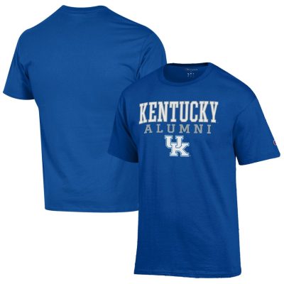 Kentucky Wildcats Champion Alumni Logo Stack T-Shirt - Royal