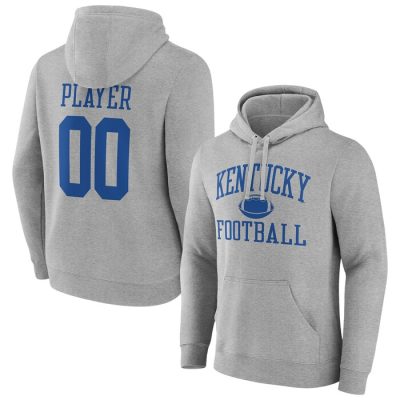 Kentucky Wildcats Football Pick-A-Player NIL Gameday Tradition Pullover Hoodie - Gray