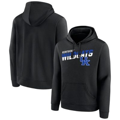 Kentucky Wildcats Quick Slant Pullover Hoodie - Black