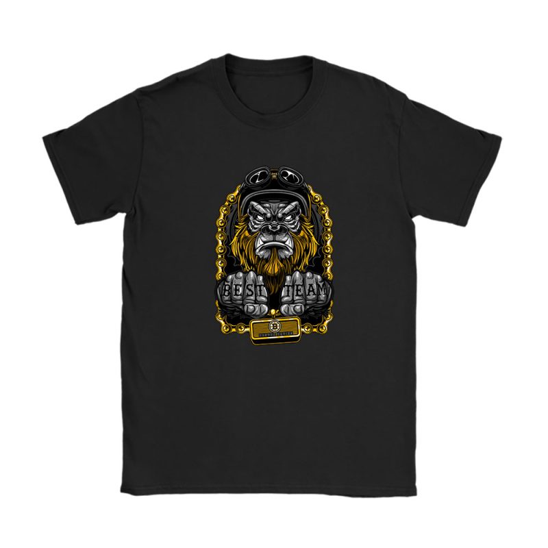 King Kong X Boston Bruins Team X NHL X Hockey Fan Unisex T-Shirt Cotton Tee TAT4357