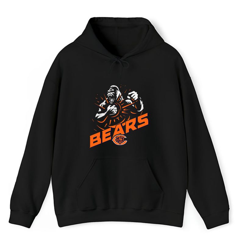 King Kong X Chicago Bears Team X NFL X American Football Unisex Pullover Hoodie TAH4336