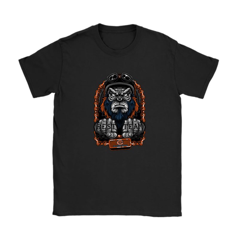 King Kong X Chicago Bears Team X NFL X American Football Unisex T-Shirt Cotton Tee TAT4337