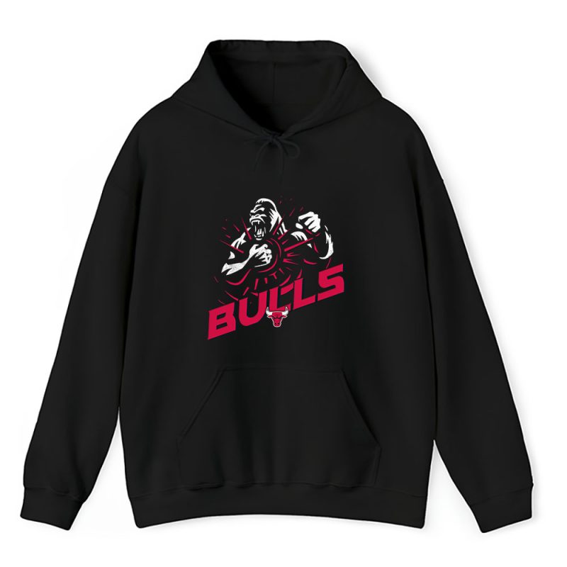 King Kong X Chicago Bulls Team X NBA X Basketball Unisex Pullover Hoodie TAH4312