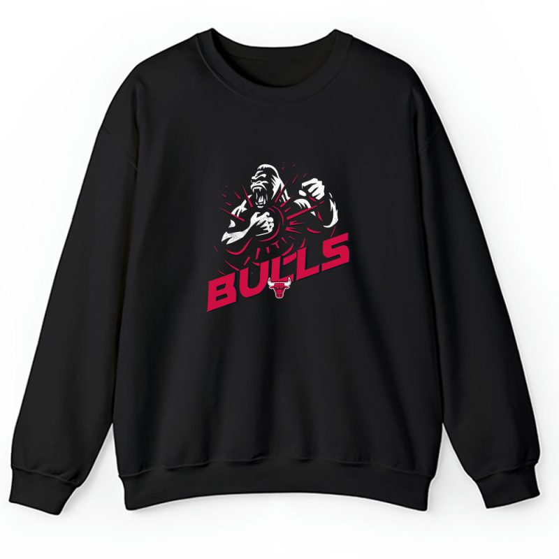 King Kong X Chicago Bulls Team X NBA X Basketball Unisex Sweatshirt TAS4312