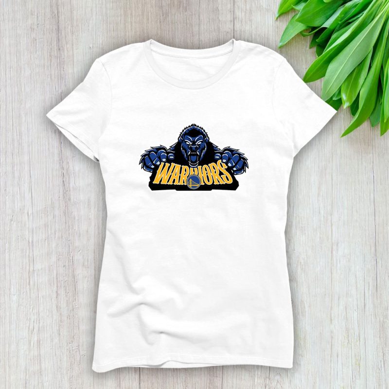 King Kong X Golden State Warriors Team X NBA X Basketball Lady T-Shirt Women Tee For Fans TLT2980