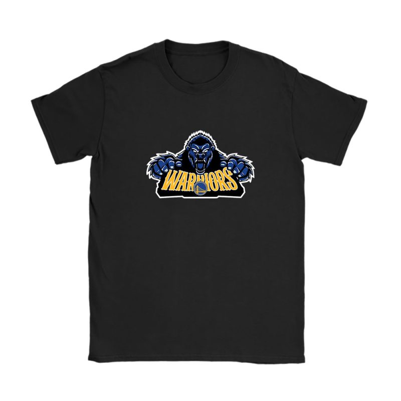 King Kong X Golden State Warriors Team X NBA X Basketball Unisex T-Shirt Cotton Tee TAT4320