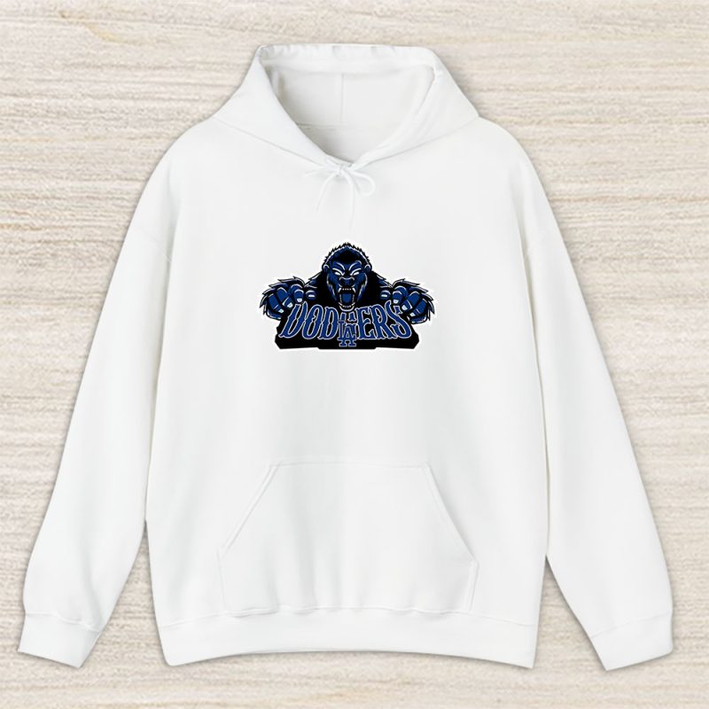 King Kong X Los Angeles Dodgers Team X MLB X Baseball Fans Unisex Pullover Hoodie TAH4299