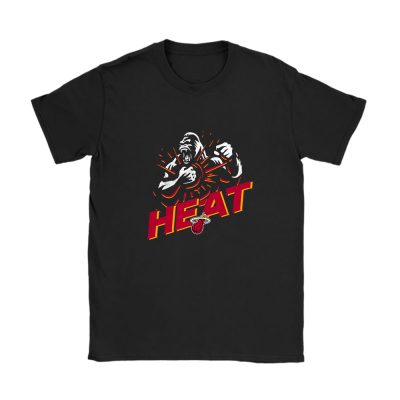 King Kong X Miami Heat Team X NBA X Basketball Unisex T-Shirt Cotton Tee TAT4330