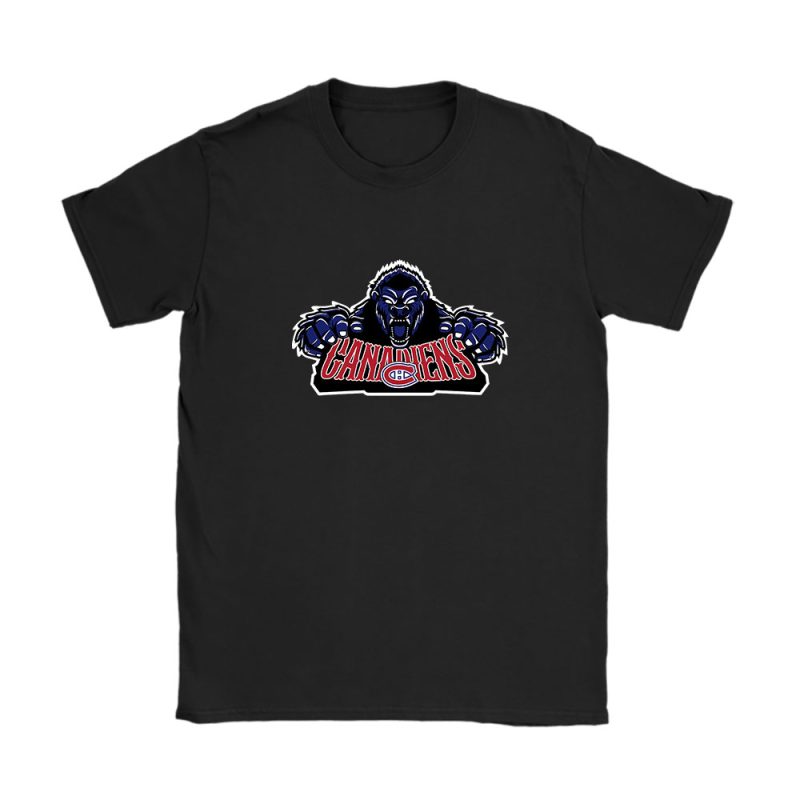 King Kong X Montreal Canadiens Team X NHL X Hockey Fan Unisex T-Shirt Cotton Tee TAT4370