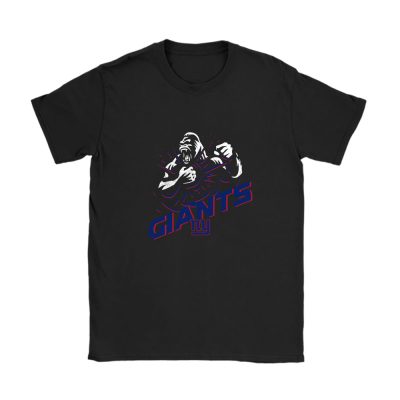 King Kong X New York Giants Team X NFL X American Football Unisex T-Shirt Cotton Tee TAT4346