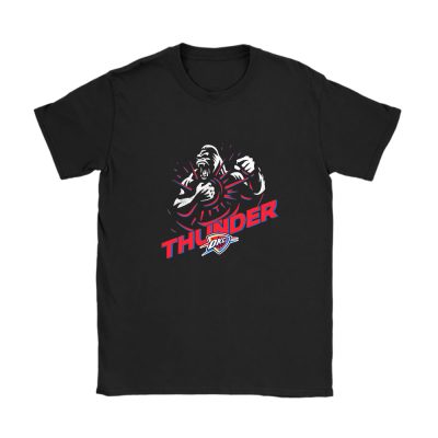 King Kong X Oklahoma City Thunder Team X NBA X Basketball Unisex T-Shirt Cotton Tee TAT4333