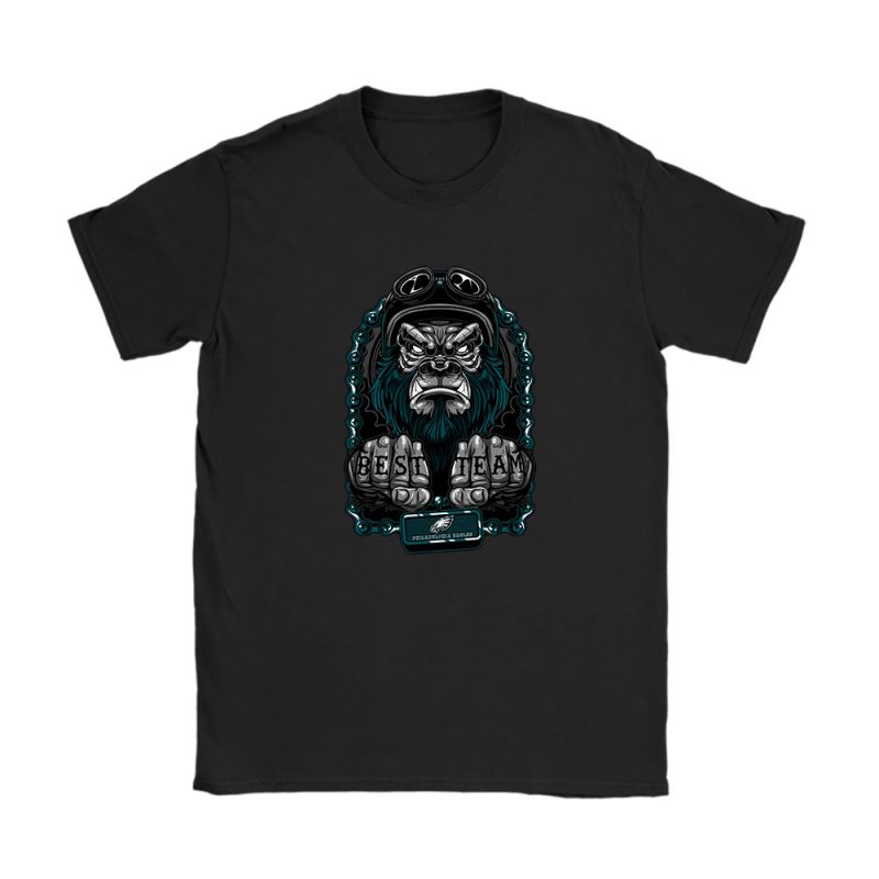 King Kong X Philadelphia Eagles Team X NFL X American Football Unisex T-Shirt Cotton Tee TAT4349