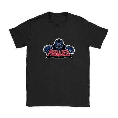 King Kong X Philadelphia Phillies Team X MLB X Baseball Fans Unisex T-Shirt Cotton Tee TAT4302