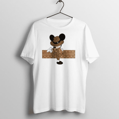 LV Mickey & Logo Luxury Unisex T-Shirt