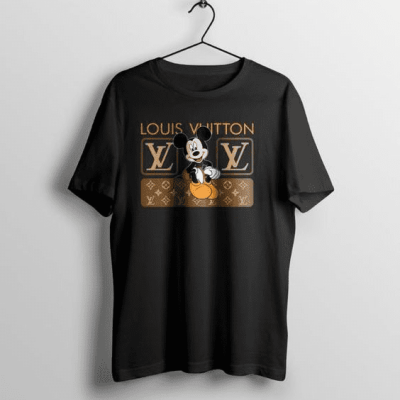 LV Mickey & Logo Luxury Unisex T-Shirt