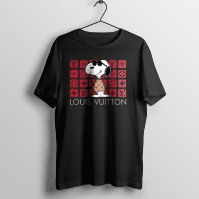 LV Snoopy & Logo Luxury Unisex T-Shirt