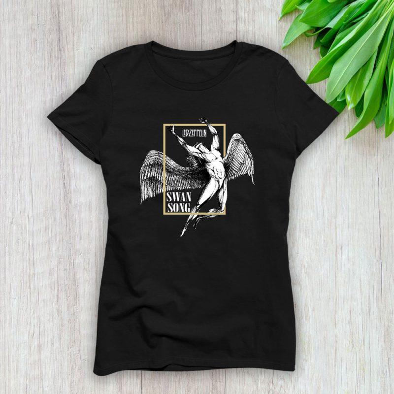Led Zeppelin Swan Song Coda Lady T-Shirt Women Tee For Fans TLT2063