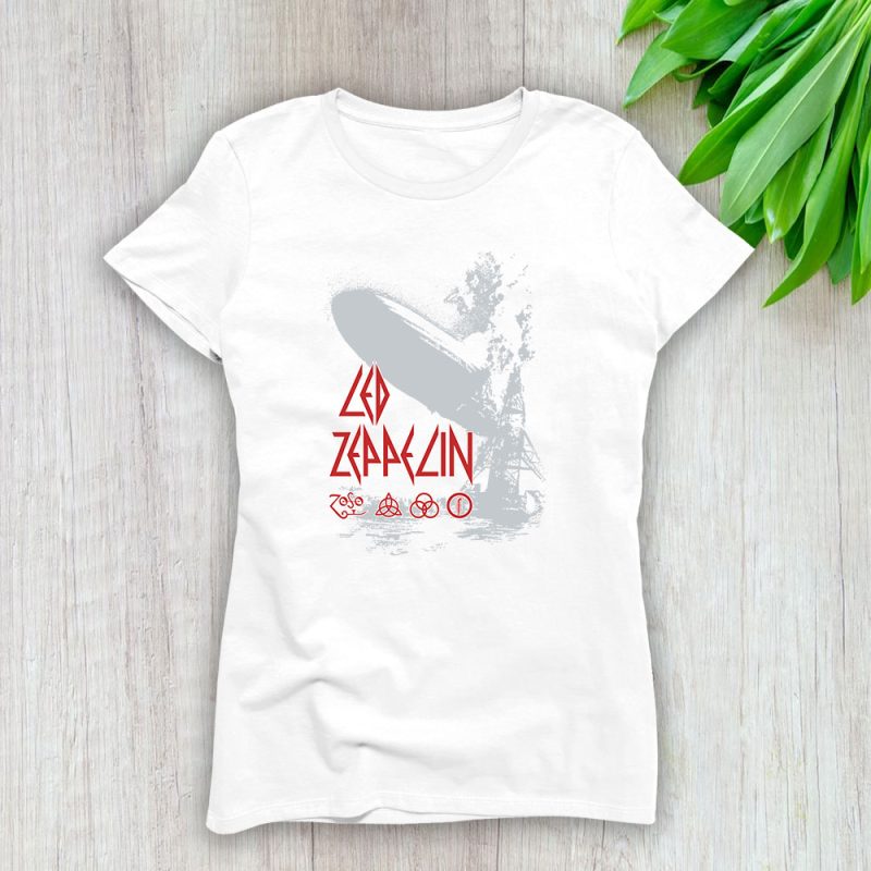 Led Zeppelin The Zeps Mothership Lady T-Shirt Women Tee For Fans TLT2070